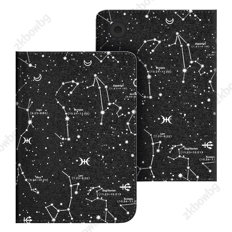 Voor KOBO Clara Kleur/BW/2E 6'' E-reader Hoes N367 Smart Cover Handriem Stand Funda Automatische Slaap/Ontwaak Beschermhoes