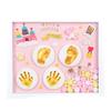 Baby Full Moon Print Mud Lanugo Souvenir Photo Frame Newborn Baby Foot Print One-year-old Hundred-day Gift