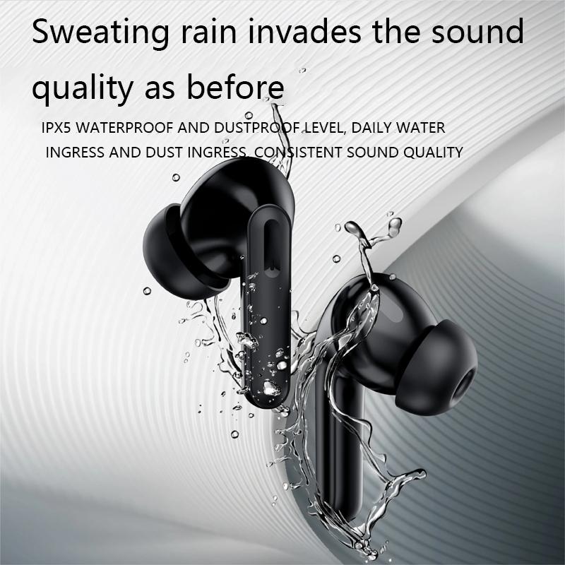 Bluetooth 5.3 Headphone Wireless Earphones Sport Waterproof 9D Stereo Headsets With Mic LED Display Low Latency Earbuds