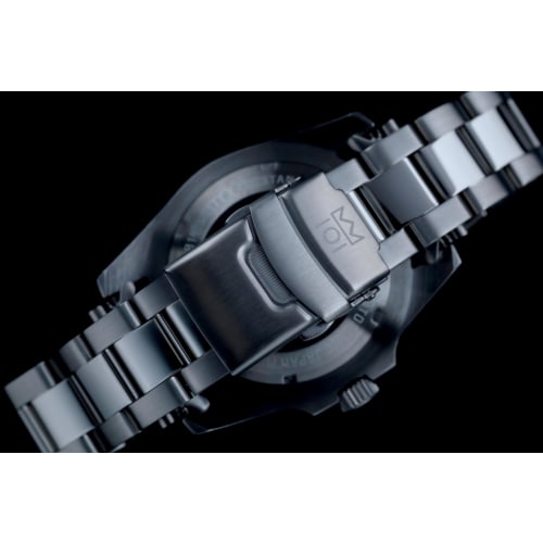 HYAKUICHI 101 No.14 Hyakuichi Mechanical Wristwatch, Automatic Winding, GMT Watch, 200m Water Resistance, Date, Viking Blue, Hack Function