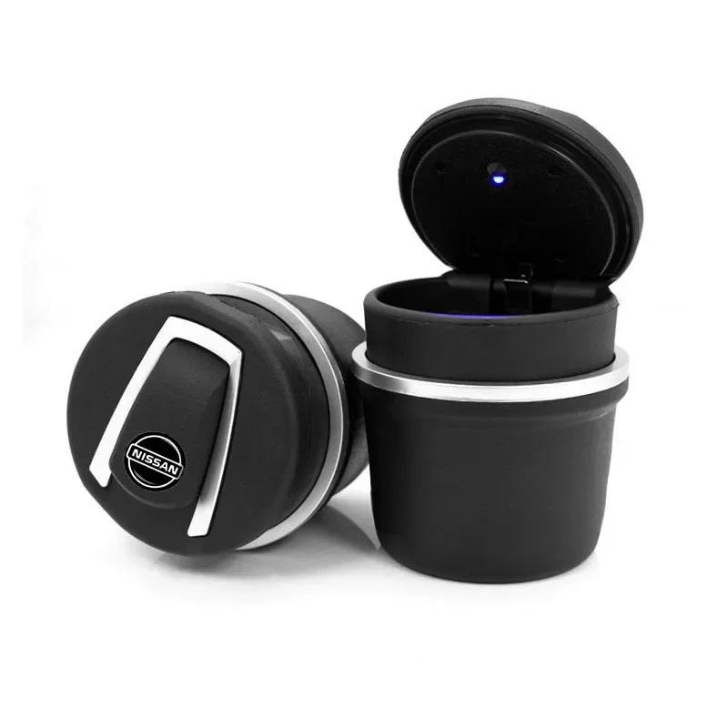 

1Pcs Car Ashtray Garbage Storage Cup Cigar Ash Tray Car Accessories For Nissan Qashqai J11 J10 Juke Tiida Almera X-trail 350Z