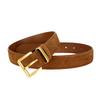Klassischer Retro Damen-Wildleder-Ledergürtel - Vielseitiges Jeans-Accessoire mit hochwertigem Gefühl