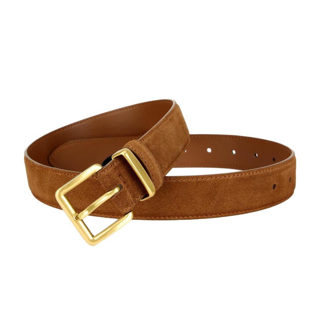 Klassischer Retro Damen-Wildleder-Ledergürtel - Vielseitiges Jeans-Accessoire mit hochwertigem Gefühl
