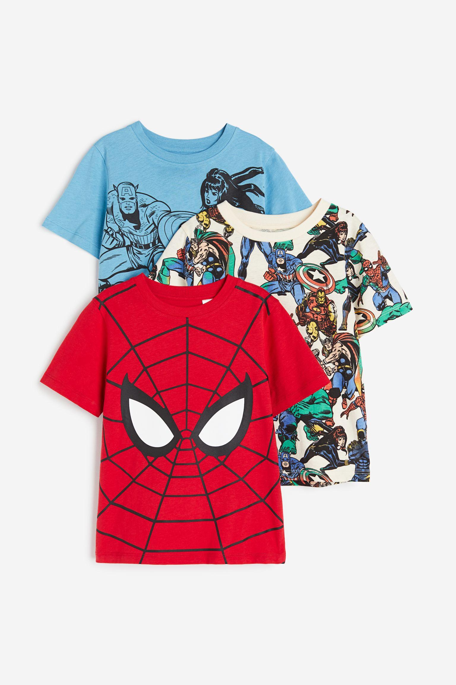 

3-pack printed T-shirts