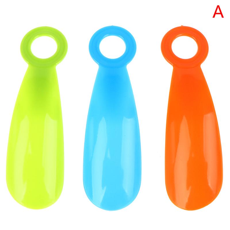Plastic Extra Long Shoehorn Lazy Shoe Helper Long Handle Shoes Lifter Pull Shoehorn Slip Handle Long Shoehorn Random Color