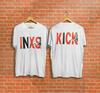 Vintage INXS 1980er Schwere Baumwolle