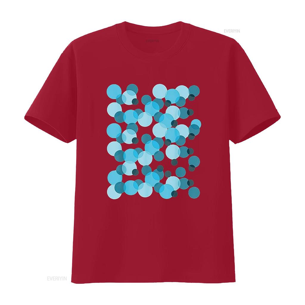 Blue spots Polka dot Womens T Shirt Black Large vintage Washed Soft streetwear Top For Everyday Wear designer clothes Versatile