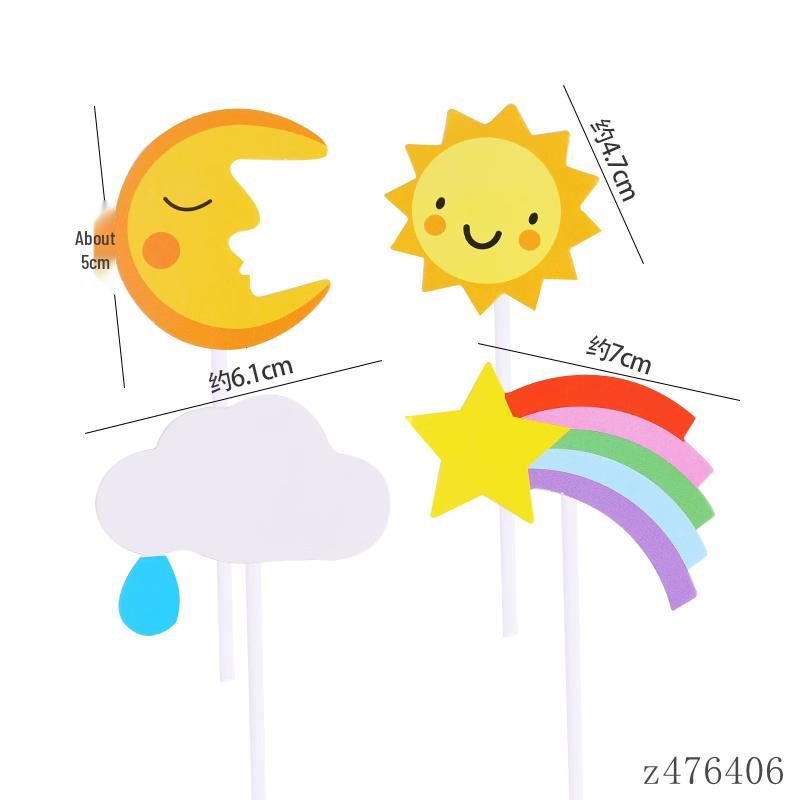 3D Pinwheel Cake Topper for Children s Birthday - Yellow, Blue, Pink