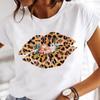 Women Printing Clothes Custom T-Shirt Watercolor Cute Tops Tshirt Short Sleeve Cartoon Heart Print Female Graphic O-Neck Tees