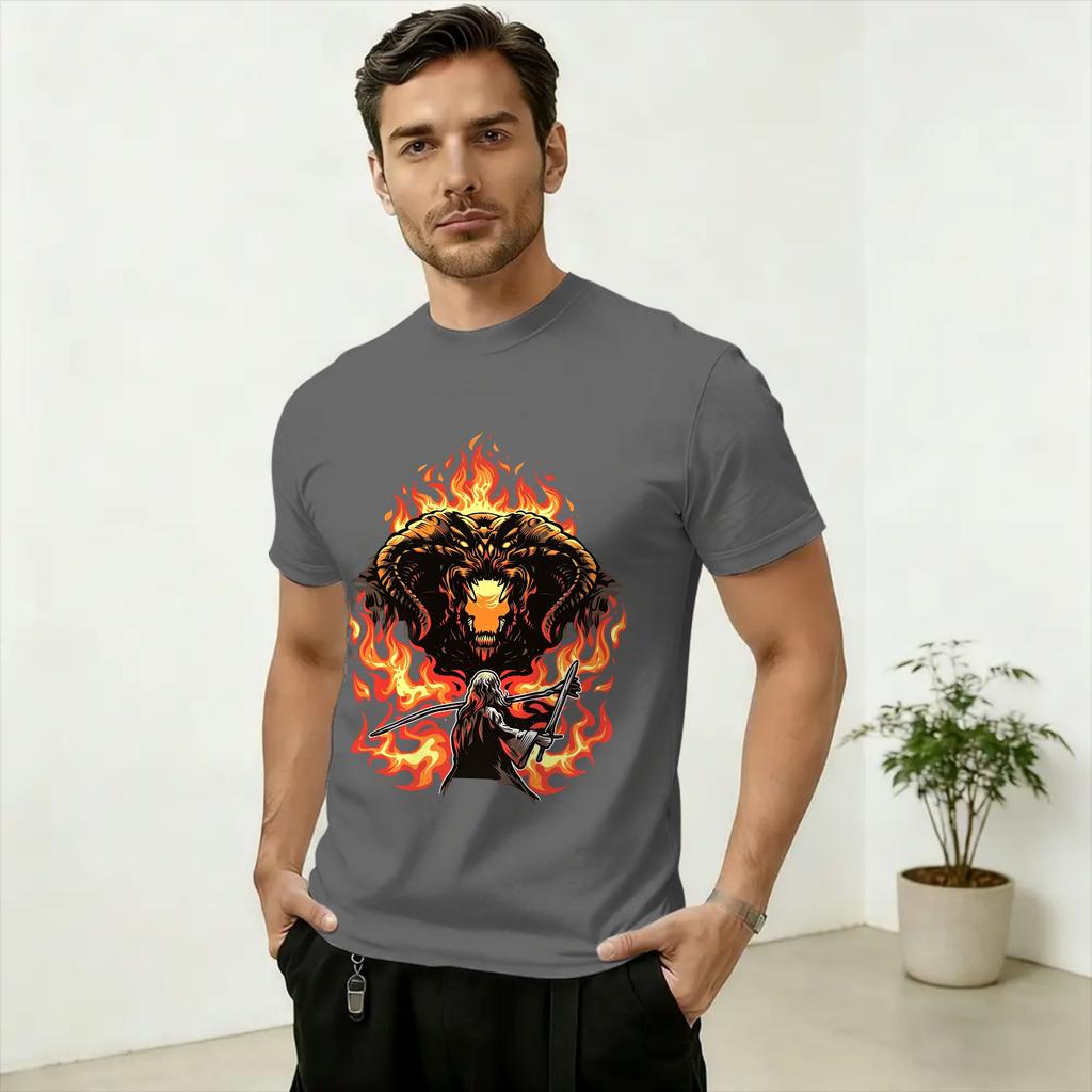 SAURON Art TShirt Summer Hipster T Shirts Unisex Cotton O Neck Plus Size Top Tees ShortSleeve Awesome Tops