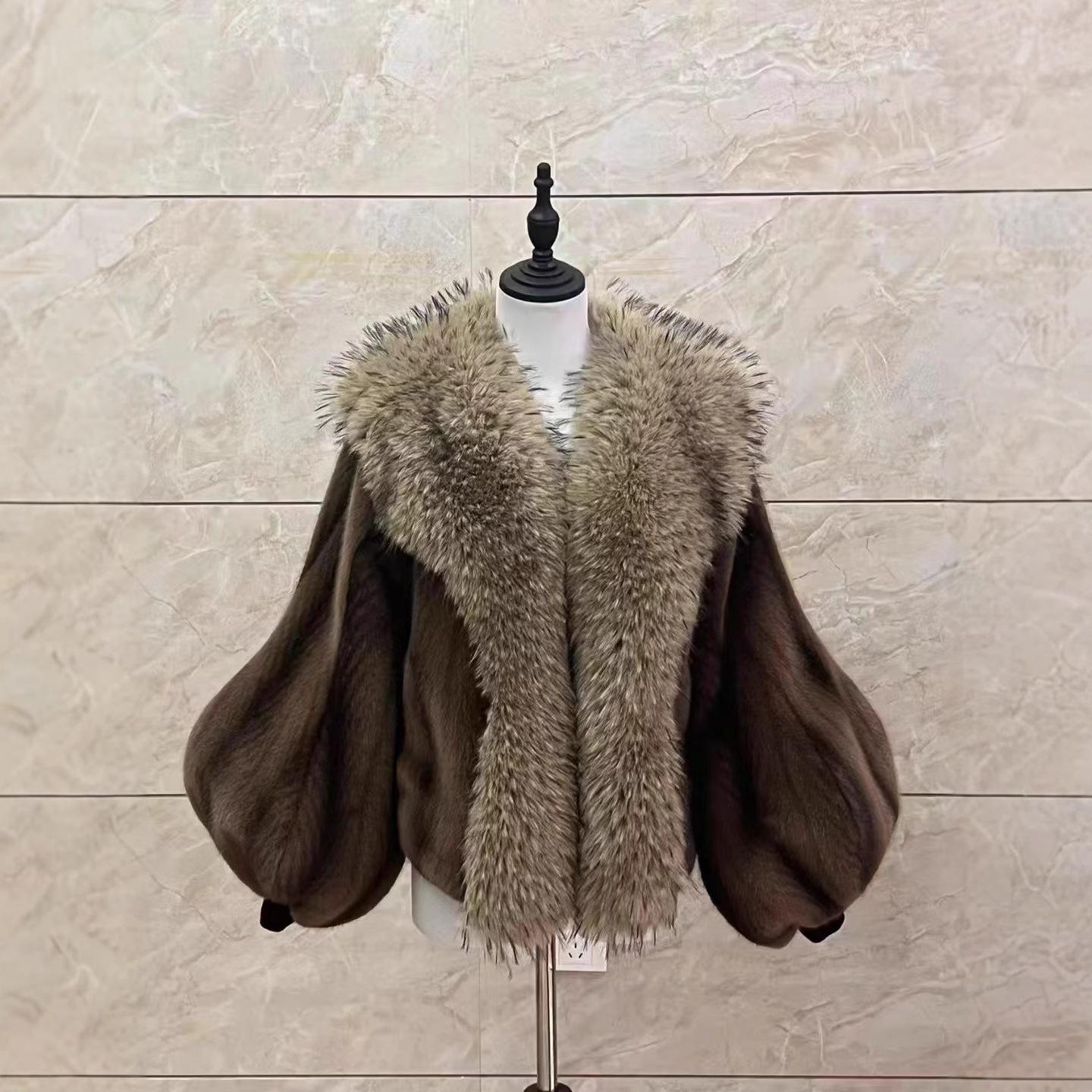 

Medium To Long Imitation Mink Fur Leopard Print Jacket 2025 New Women s Mink Fur Coat average size wears to 65kg
