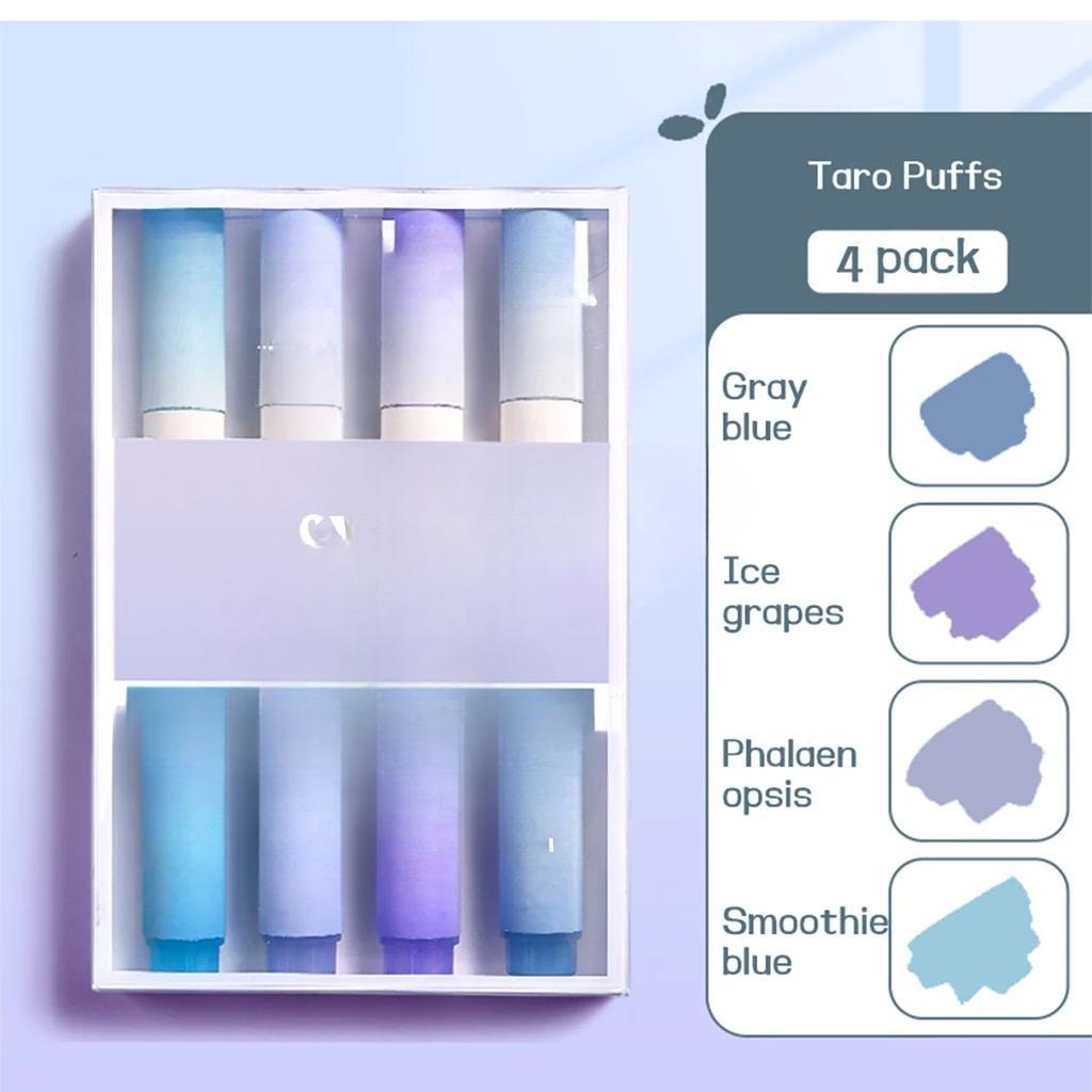 

4 шт. набор цветных маркеров Kawaii школьные принадлежности маркеры милые корейские канцелярские принадлежности фиолетовый