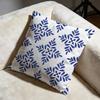 Blue and White Porcelain Cushion Cover Soft Decorative Pillow Case Suitable for Bedroom Sofa Car Travel Use