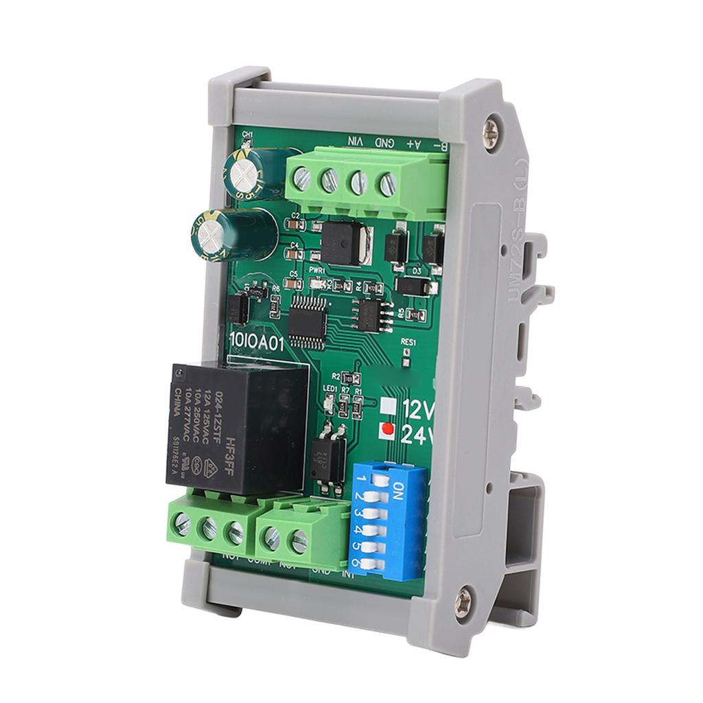 DC 24V 1 Channel Relay Module RS485 Relay Board with Shell for Electrical Equipments