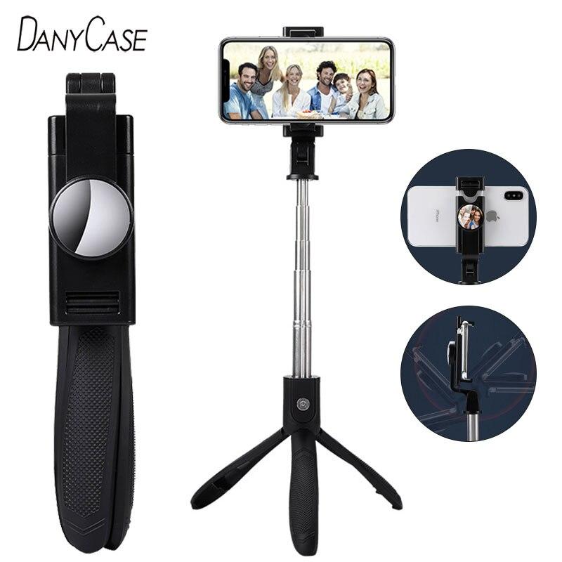 Wireless Bluetooth Selfie Stick Foldable Mini Tripod Expandable Monopod