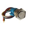 Latching Pushbutton Switch For 16mm 5/8" Mounting Hole Stainless Steel Shell - as described,
