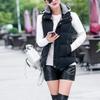 Women Casual Autumn Winter Sleeveless Warm Thicken Hooded Cotton Waistcoat Vest