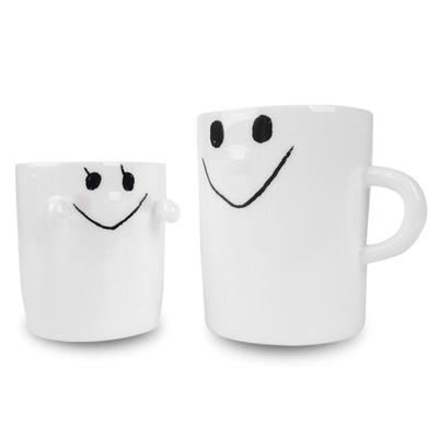 Happy Smile 2-in-1 Mug Mini Cup 2-piece Set
