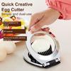 Comfortable Grip Boiled Egg Cutter Easy To Clean Practical Sturdy Durable Slicer
