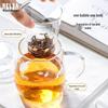 RELEA Mushroom High Borosilicate Glass Tea Cup