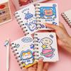 A7 Cute Cartoon Astronaut Pocket Notebook with Sticky Notes