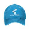 Cube Cycling Mtb Mountain Bike Denim Cap Casual Baseball Caps Adjustable Hat Summer Unisex Baseball Hats