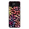 Fashion Leopard Print Panther Black Pc For Samsung Galaxy Zflip3 Z Flip3 5g Zflip Flip Smartphone Case