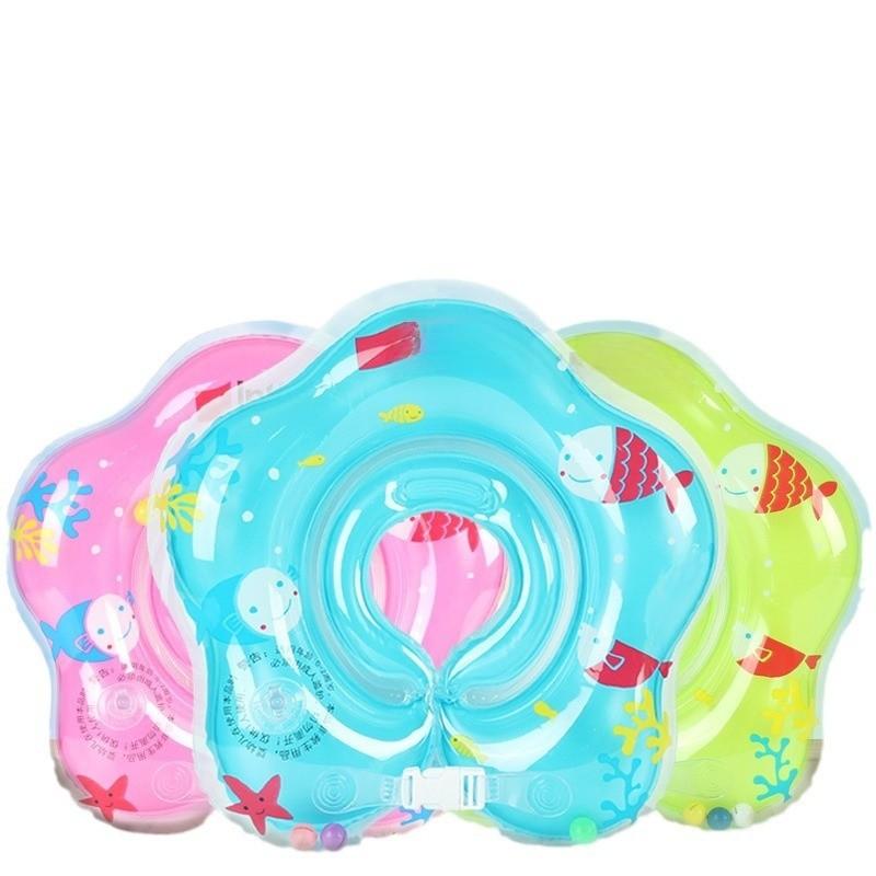 Baby Inflatable Adjustable Neck Ring For Children Swimming And Water Play With Ecofriendly Pvc