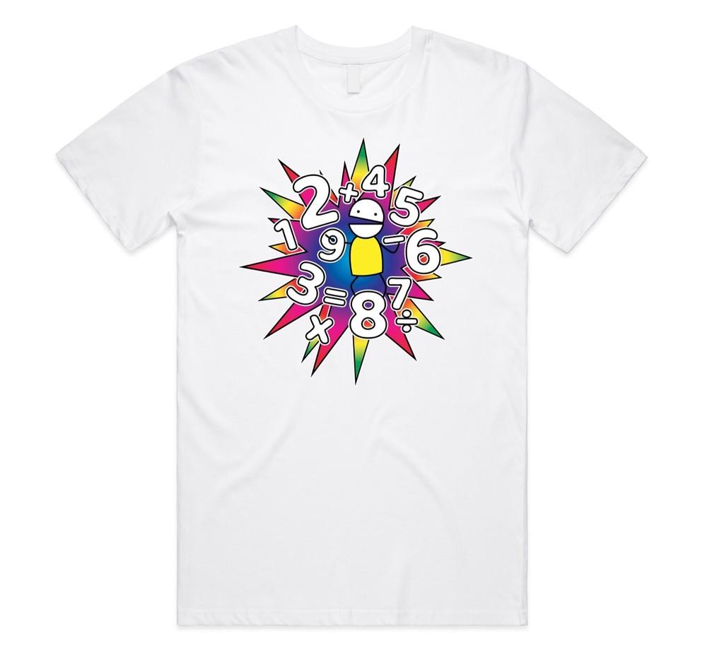 

Number Blast T-shirt Tee Kids Children s Kids Tee Top Number Maths Day Boys S