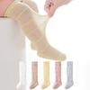 5 Pairs/lot Kids Hollow Out Long Socks Summer Thin Mesh Knee High Princess Sock Infant Toddler Cotton Boneless Socks 0-5 Years