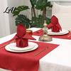 Soft Textured Napkins for Restaurants Imitation Linen Cloth Napkin Washable Fabric 18 x Decorative Table Events Inch Square Napkin Weddings