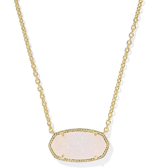 Kendra Scott Elisa Izteiksmīgs īss kulona