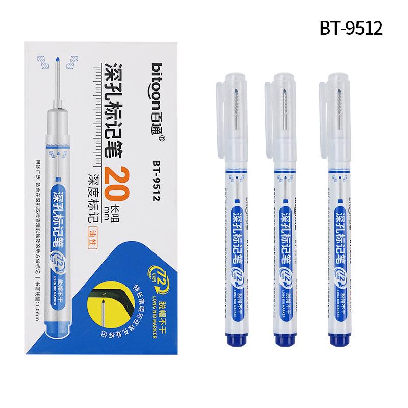 

Ручка с длинным наконечником для ванной комнаты, деревообработки, плитки, специального использования, с длинным носиком, для глубоких отверстий, быстросохнущая масляная ручка 2 мл One Size синий