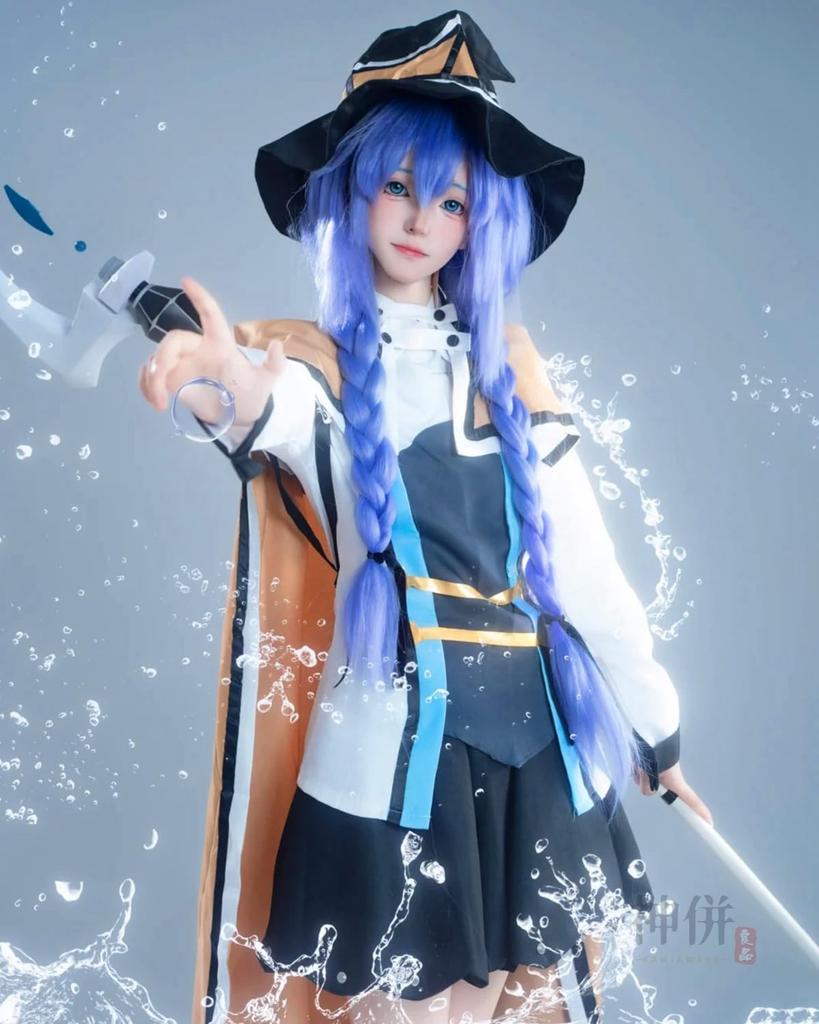 Migurdia Roxy Migurdia Cosplay with Magician Mushoku Tensei Cosplay Adult Cultural Event Stage Roxy Migurdia Cosplay Migurdia Cosplay with [Roxy