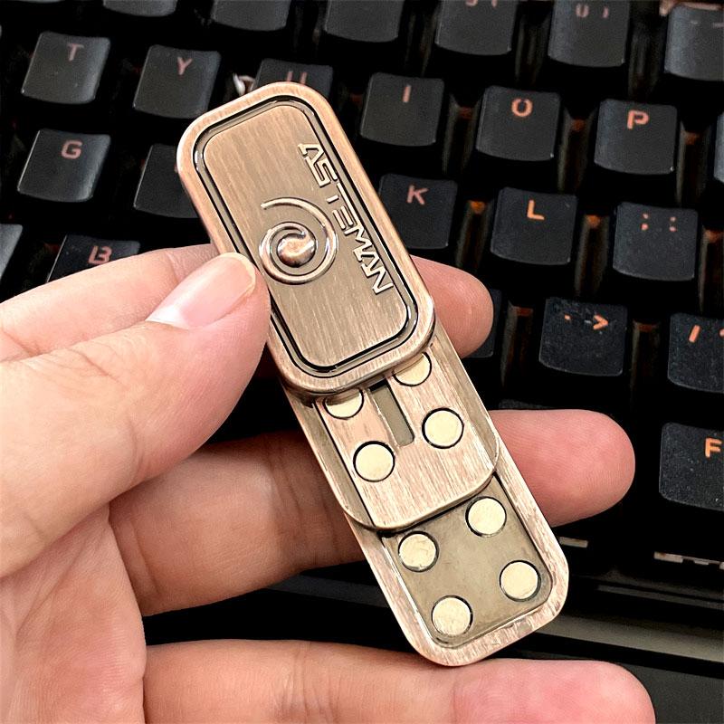 Whirlpool Three Layer Fidget Slider Adult EDC Metal Fidget Toy ADHD Hand Spinner Autism Anxiety Stress Relief Office Toys