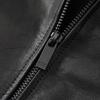 FAPAI Men's Stand-Collar Leather Jacket
