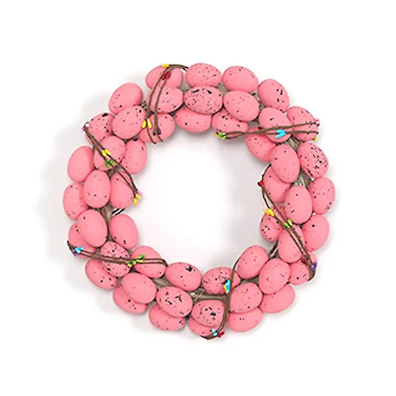 Top Quality 2026 Easter Garland Creative Easter Egg Element Wreath Window Door Garden Gate Decorative Hanging Holiday Party