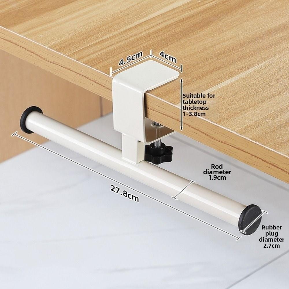 Clamp on Desk Side Hook Carbon Steel Desk Side Handbag Rack Desk Edge Hook  Home Office