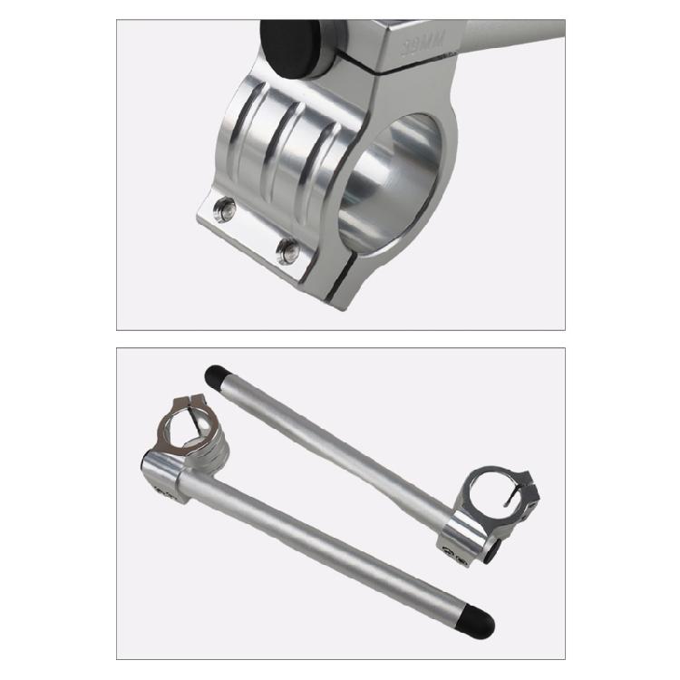 Lightweight Risers Clip on Handle Bars with Enhanced Control 35mm Adjustable Motorcycle Bars for Various Fork Sizes