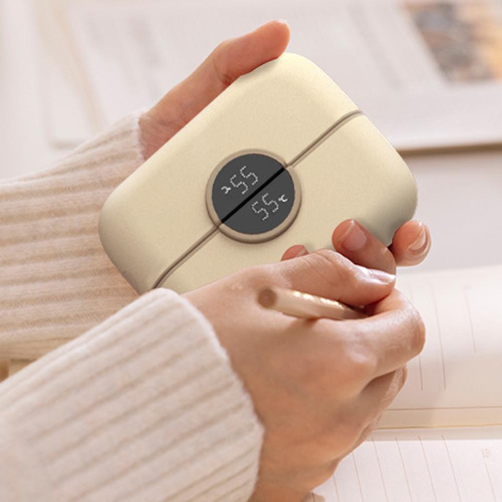 Digital Display Rechargeable Hand Warmer Magnetic Ultra-Portable & Rechargeable For On-the-Go. Camping Hiking Skiing Gear