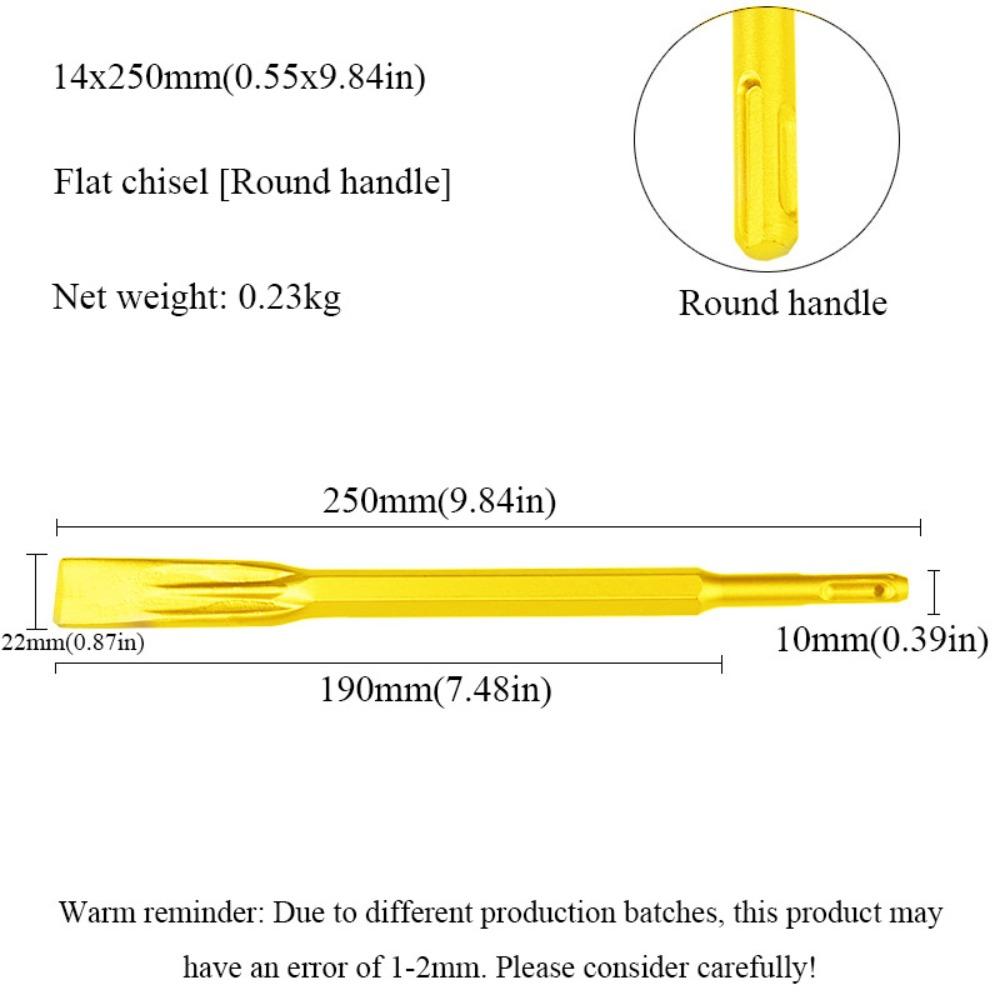 Sharp and Flat Gouge Concrete Construction Drill Bit Pickaxe Picks  Construction Site