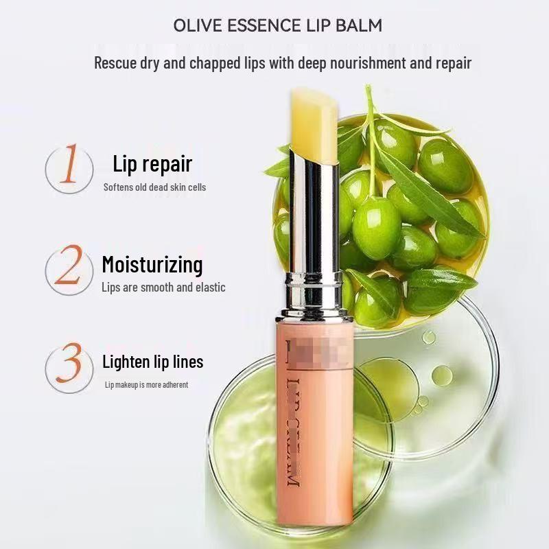 

Japan D Lip Balm with Natural Olive Oil - Moisturizes and Reduces Lip Lines for Autumn and Winter - 1.5g