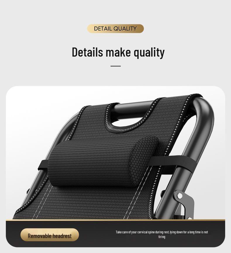 Portable Folding Lounge Chair Recliner for Adults - Versatile Beach and Nap Chair with Adjustable Backrest
