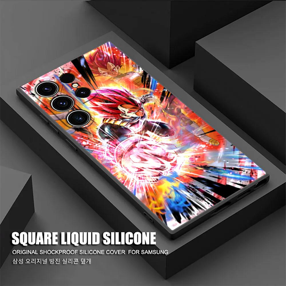 Dragons Balls Goku God Vegeta Anime Phone Case For Samsung Galaxy S25 S24 S23 S20 S21 FE S26 S22 Ultra S26 Plus S25FE Soft Cover