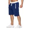 Mens Summer Thin Sports Pocket Solid Drawstring Board Trunk Beach Short Pants Shorts  Zippered Pocket Loose Sweatpants