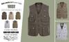 Lightweight Breathable Mesh Outdoor Vest for and All Seasons Men's Fishing, Photography, Hiking,