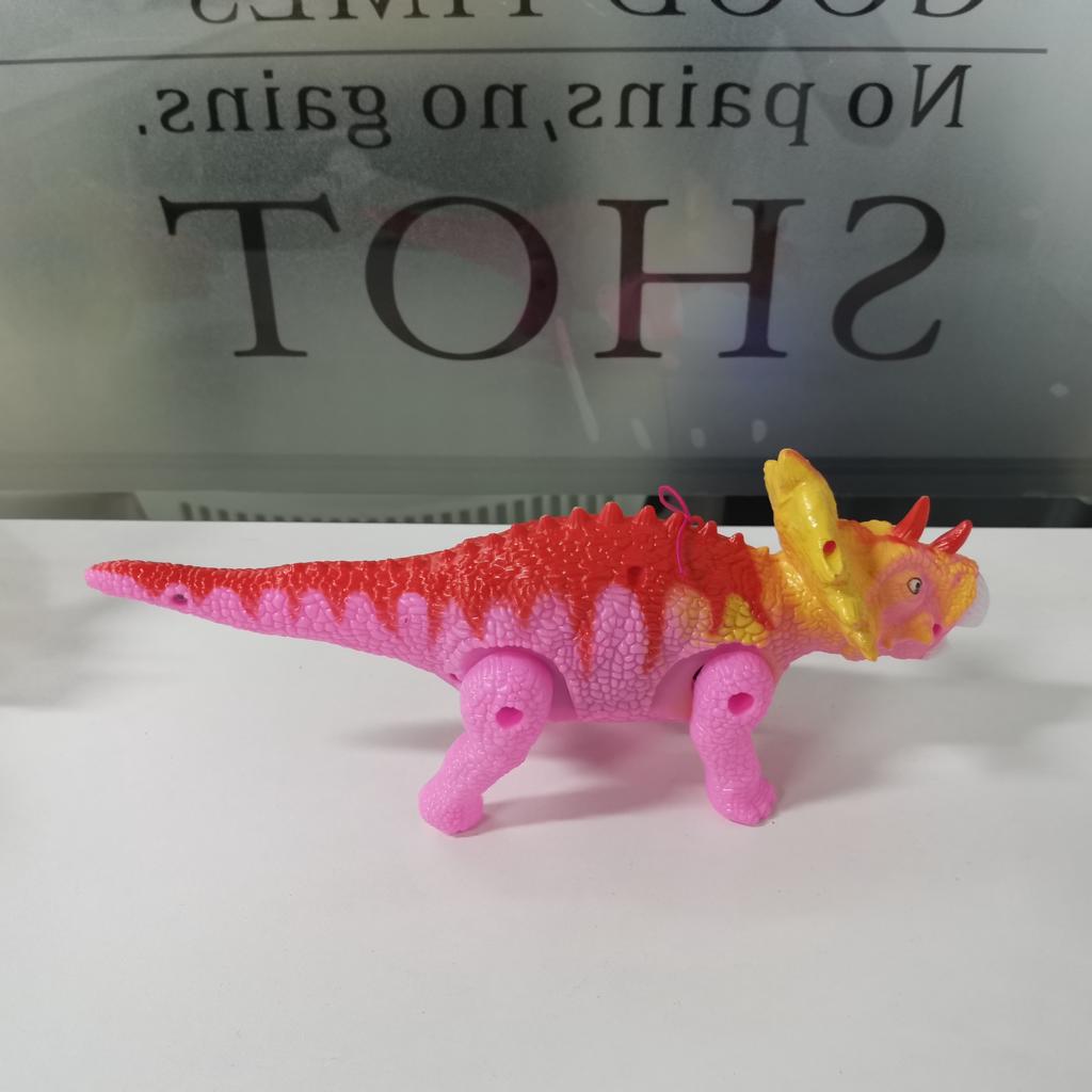 Elektronischer Dinosaurier mit Licht und Ton, elektrischer Lauf, Licht, Stimmleine, Dinosaurier für Kinder, Spielzeug