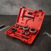 Industrial Pipe Threader Head Set Portable Pipe Threading Tool with Organized Storage Hard Case for Home Plumbing and Repair