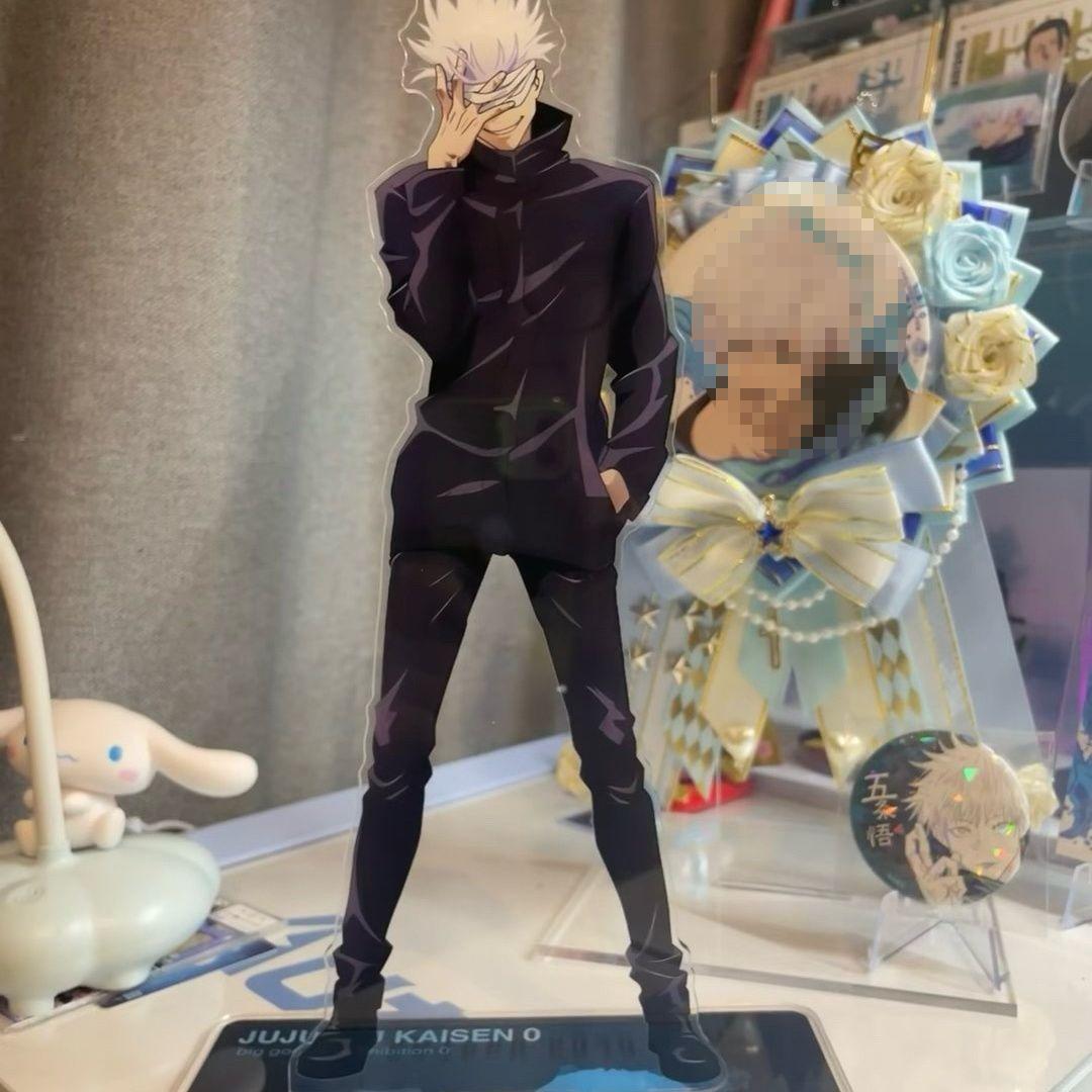 Jujutsu Kaisen Gojo Satoru Acryl Standbeeld Anime Figuur Bureau Ornament Fans Verzamelaar Cadeau