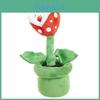 Super Mario Bros. Piranha-Pflanze Plüschpuppe, 20 cm, bezauberndes, weiches Blumengeschenk